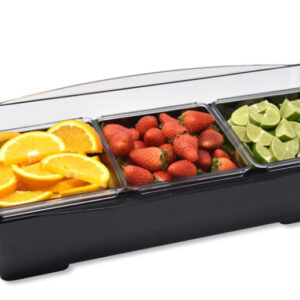 Premium Garneerhouder 3xL Zwart