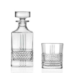 RCR Brilliante Whiskyset (1 Karaf + 6 Tumblers)