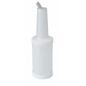 Snelgietfles voor sap 1 liter - Wit