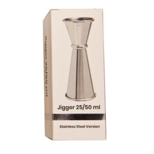 Nordicbar Jigger V-Vorm 25/50 ml Staal
