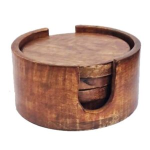 Houten Onderzetter met Houder