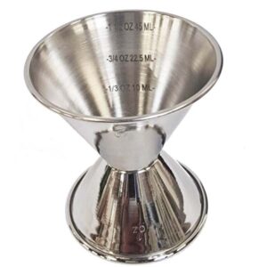 Dubbele Jigger met maatverdeling 1+2 oz