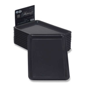 Zwarte Plastic Fooienblad