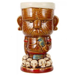 Tiki Skull Boy 49 cl Bruin