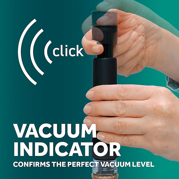 Airtender Vacuüm Wijnpomp + 3 Nano Stoppers - Afbeelding 9